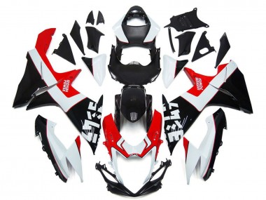 Venta Carenados Moto Suzuki GSXR 600 / GSXR 750 2011-2024 - Blanco Rojo Negro Brillante
