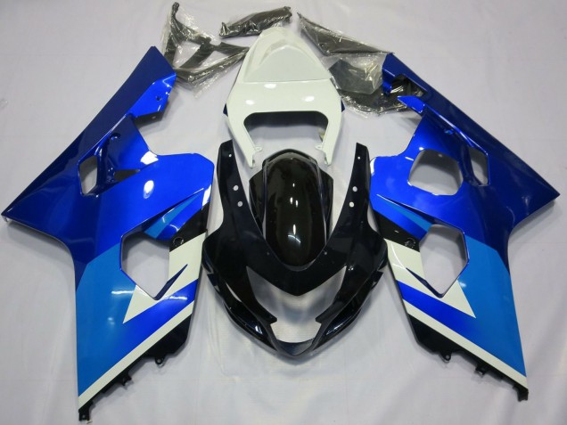 Venta Carenados Moto Suzuki GSXR 600 / GSXR 750 2004-2005 - Blanco Azul Negro