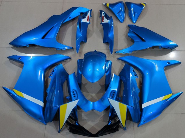 Venta Carenado Moto Suzuki GSXR 600 / GSXR 750 2011-2024 - Azul Blanco Amarillo