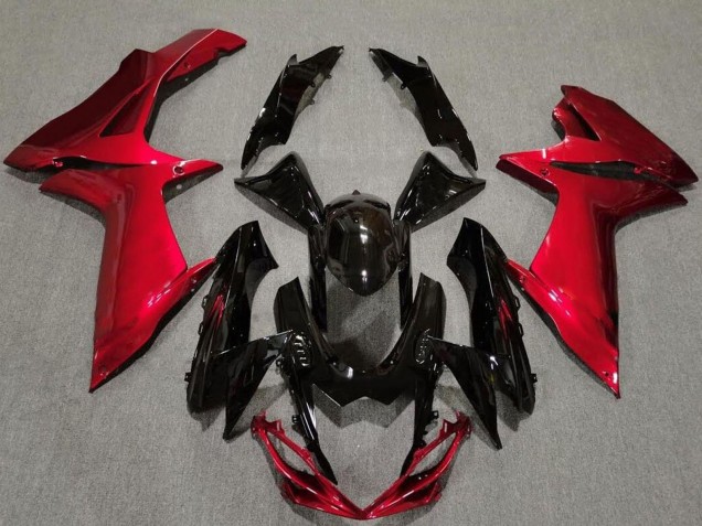 Venta Carenados Moto Suzuki GSXR 600 / GSXR 750 2011-2024 - Rojo Negro Brillante