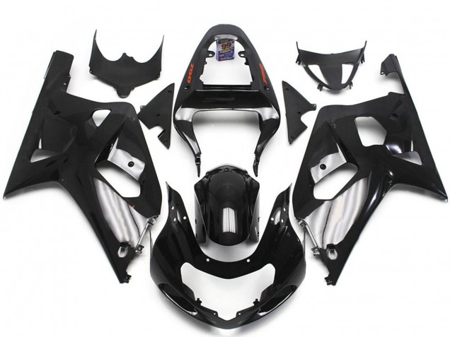 Venta Carenados Moto Suzuki GSXR 600 / GSXR 750 2001-2003 - Negro Brillante Plata