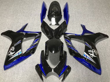 Venta Carenado Moto Suzuki GSXR 600 / GSXR 750 2006-2007 - Azul Negro Brillante