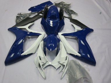 Venta Carenados Moto Suzuki GSXR 600 / GSXR 750 2006-2007 - Azul Blanco Negro