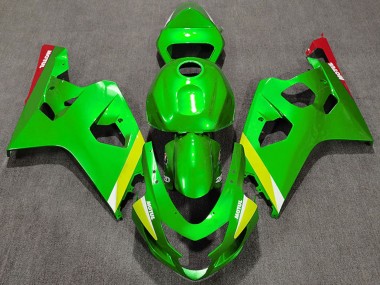 Venta Carenados Moto Suzuki GSXR 600 / GSXR 750 2004-2005 - Verde Amarillo Blanco