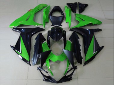 Venta Carenados Moto Suzuki GSXR 600 / GSXR 750 2011-2024 - Verde Negro Brillante Negro Mate