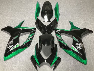 Venta Carenados Moto Suzuki GSXR 600 / GSXR 750 2006-2007 - Verde Negro Brillante