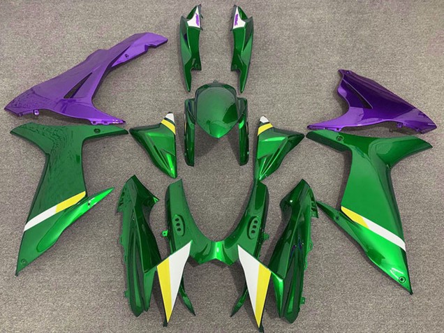 Venta Carenados Moto Suzuki GSXR 600 / GSXR 750 2011-2024 - Verde Púrpura Blanco Amarillo