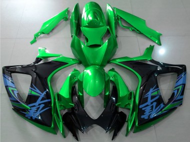 Venta Carenados Moto Suzuki GSXR 600 / GSXR 750 2006-2007 - Verde Negro Azul