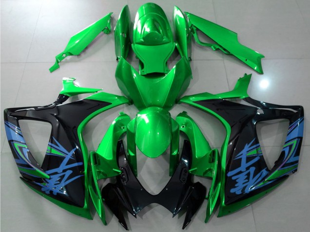 Venta Carenados Moto Suzuki GSXR 600 / GSXR 750 2006-2007 - Verde Negro Azul