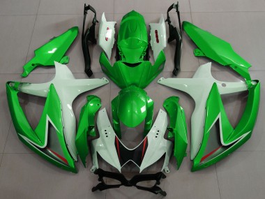Venta Carenados Moto Suzuki GSXR 600 / GSXR 750 2008-2010 - Blanco Verde Negro Rojo
