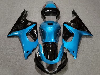 Venta Carenados Moto Suzuki GSXR 600 / GSXR 750 2001-2003 - Azul Claro Negro Brillante