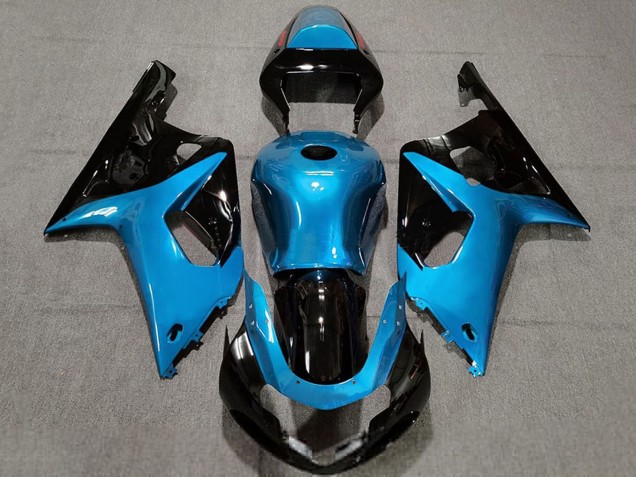 Venta Carenados Moto Suzuki GSXR 600 / GSXR 750 2001-2003 - Azul Claro Negro Brillante