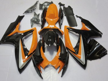 Venta Carenado Moto Suzuki GSXR 600 / GSXR 750 2006-2007 - Naranja Negro Brillante