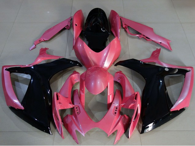 Venta Carenados Moto Suzuki GSXR 600 / GSXR 750 2006-2007 - Rosa Negro Brillante