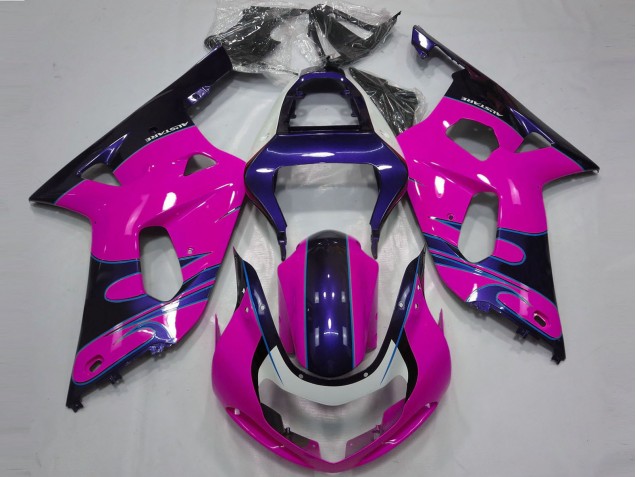 Venta Carenados Moto Suzuki GSXR 600 / GSXR 750 2001-2003 - Rosa Azul Brillante