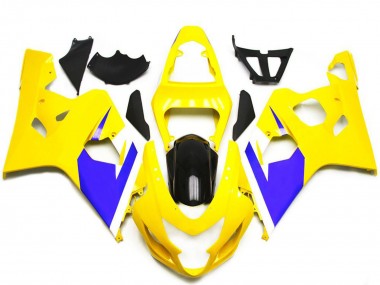 Venta Carenados Moto Suzuki GSXR 600 / GSXR 750 2004-2005 - Amarillo Azul Blanco Negro Brillante