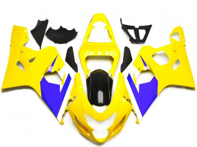 Venta Carenados Moto Suzuki GSXR 600 / GSXR 750 2004-2005 - Amarillo Azul Blanco Negro Brillante