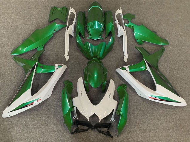 Venta Carenados Moto Suzuki GSXR 600 / GSXR 750 2008-2010 - Blanco Verde OEM Estilo