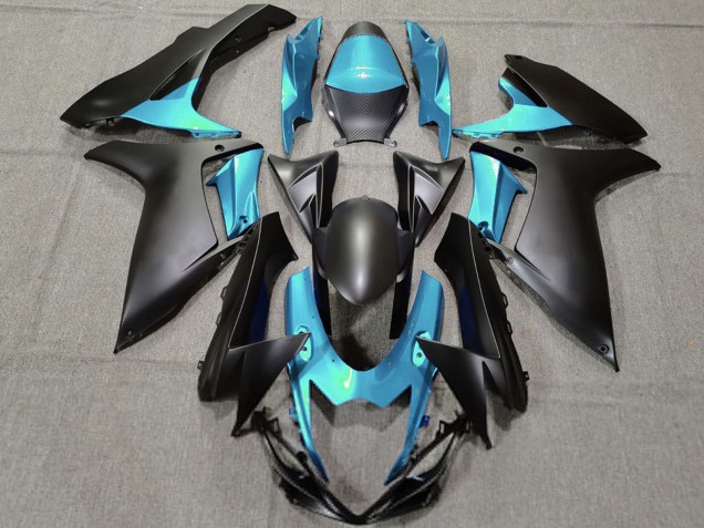 Venta Carenados Moto Suzuki GSXR 600 / GSXR 750 2011-2024 - Azul Claro Negro Mate