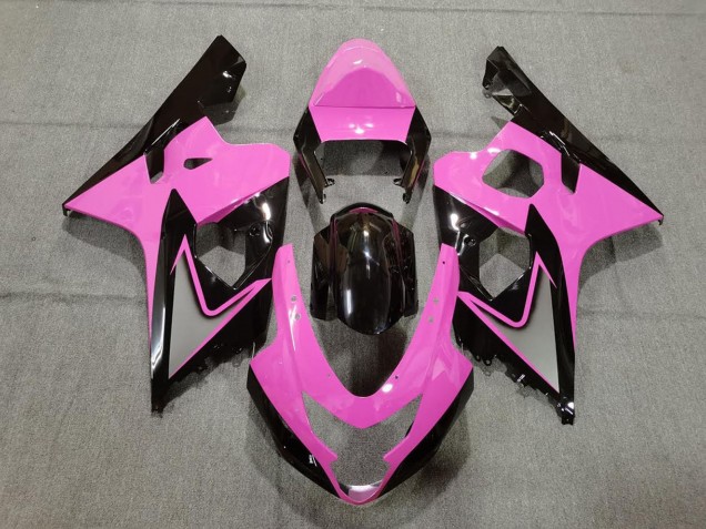 Venta Carenados Moto Suzuki GSXR 600 / GSXR 750 2004-2005 - Rosa Negro Brillante