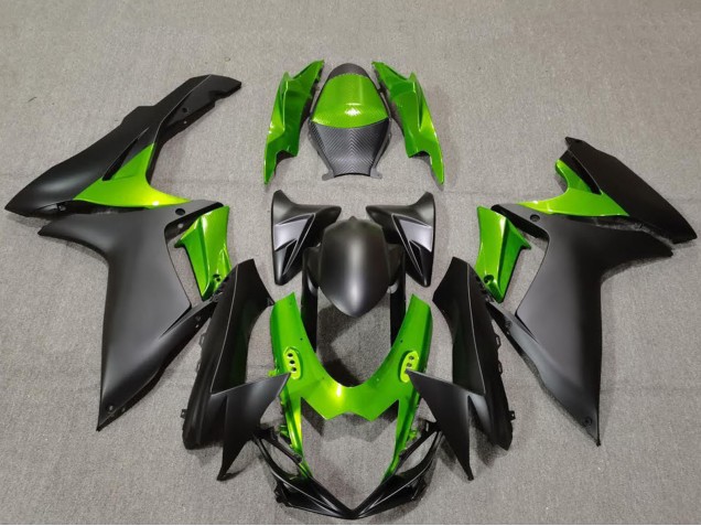 Venta Carenados Moto Suzuki GSXR 600 / GSXR 750 2011-2024 - Verde Negro Mate