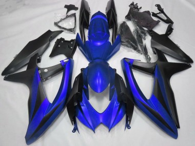 Venta Carenados Moto Suzuki GSXR 600 / GSXR 750 2008-2010 - Azul Negro Mate