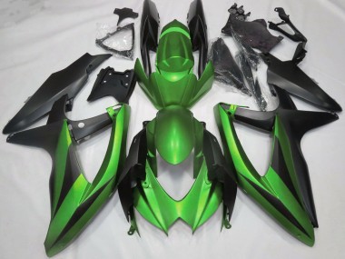 Venta Carenados Moto Suzuki GSXR 600 / GSXR 750 2008-2010 - Verde Negro Mate