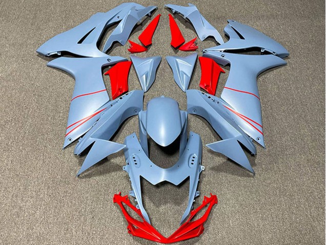 Venta Carenados Moto Suzuki GSXR 600 / GSXR 750 2011-2024 - Azul Mate Cielo Rojo