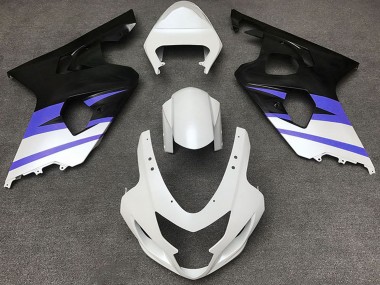 Venta Carenados Moto Suzuki GSXR 600 / GSXR 750 2004-2005 - Blanco Azul Negro Mate