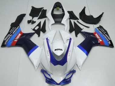Venta Carenados Moto Suzuki GSXR 600 / GSXR 750 2011-2024 - Blanco Azul Negro Rojo Motul