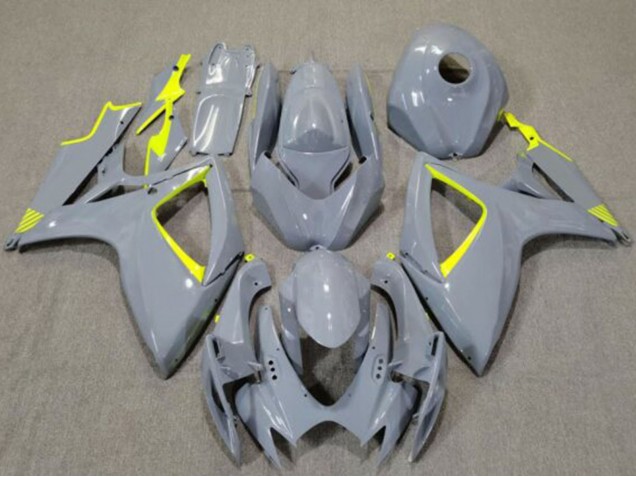 Venta Carenados Moto Suzuki GSXR 600 / GSXR 750 2006-2007 - Nardo Gris Alta Visibilidad Amarillo
