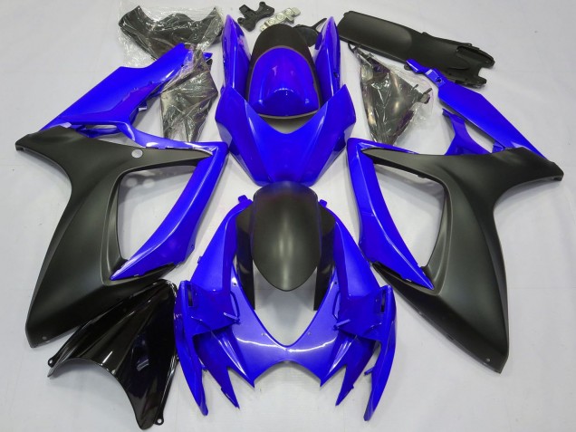 Venta Carenados Moto Suzuki GSXR 600 / GSXR 750 2006-2007 - Azul Negro Mate