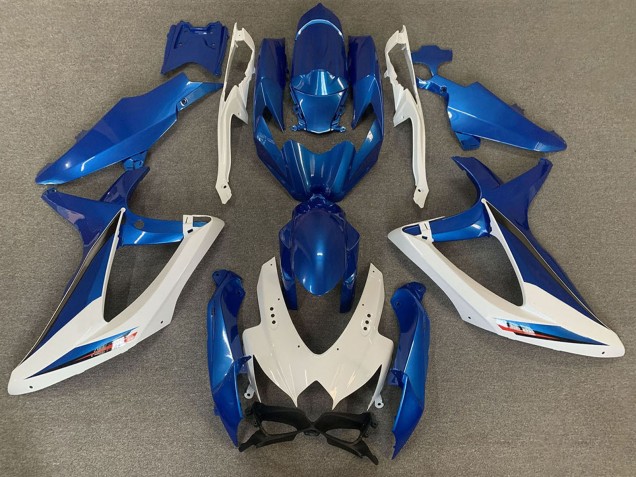Venta Carenados Moto Suzuki GSXR 600 / GSXR 750 2008-2010 - Blanco Azul OEM Estilo