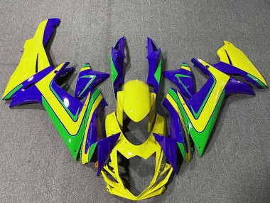 Venta Carenados Moto Suzuki GSXR 600 / GSXR 750 2011-2024 - Azul Amarillo Verde