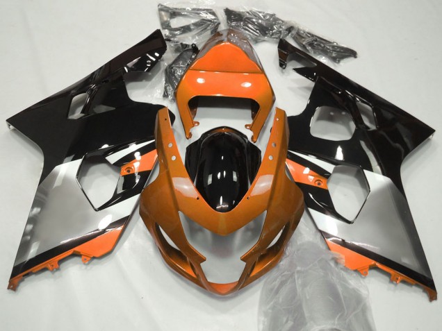 Venta Carenados Moto Suzuki GSXR 600 / GSXR 750 2004-2005 - Naranja Plata Negro