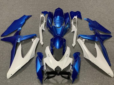 Venta Carenados Moto Suzuki GSXR 600 / GSXR 750 2008-2010 - Blanco Azul