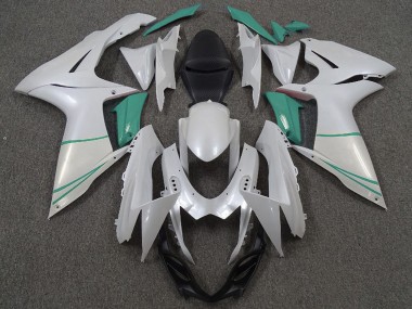 Venta Carenados Moto Suzuki GSXR 600 / GSXR 750 2011-2024 - Blanco Perla T Azul
