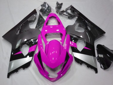 Venta Carenados Moto Suzuki GSXR 600 / GSXR 750 2004-2005 - Rosa Plata Negro