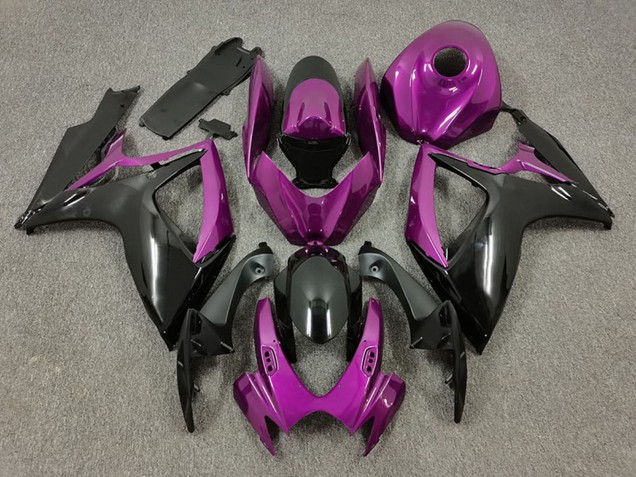 Venta Carenados Moto Suzuki GSXR 600 / GSXR 750 2006-2007 - Púrpura Negro