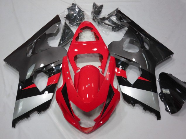 Venta Carenados Moto Suzuki GSXR 600 / GSXR 750 2004-2005 - Rojo Plata Negro