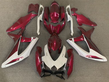 Venta Carenados Moto Suzuki GSXR 600 / GSXR 750 2008-2010 - Blanco Rojo OEM Estilo