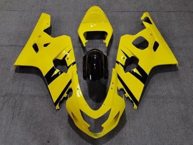 Venta Carenados Moto Suzuki GSXR 600 / GSXR 750 2004-2005 - Amarillo Negro Brillante OEM Estilo