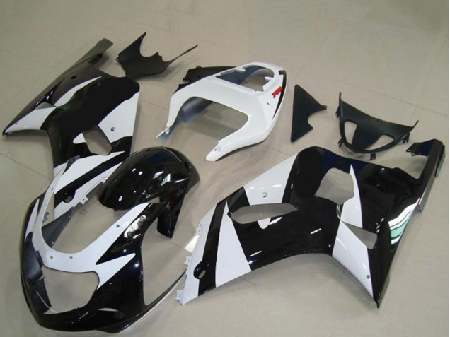 Venta Carenados Moto Suzuki GSXR 600 / GSXR 750 2001-2003 - Blanco Negro Brillante
