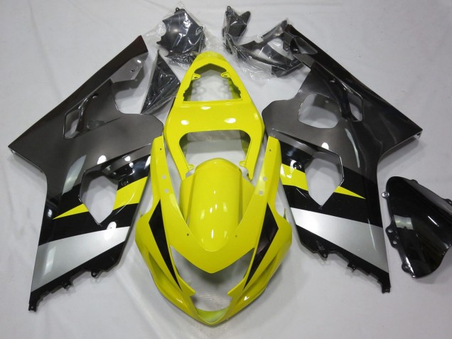 Venta Carenados Moto Suzuki GSXR 600 / GSXR 750 2004-2005 - Amarillo Plata Gris Negro