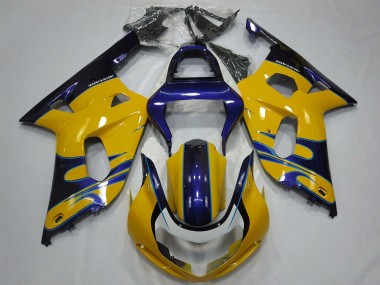 Venta Carenados Moto Suzuki GSXR 600 / GSXR 750 2001-2003 - Amarillo Azul