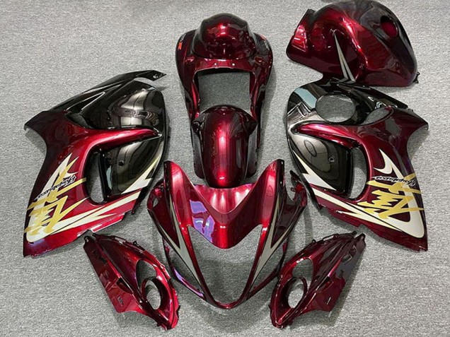 Venta Carenados Moto Suzuki GSXR 1300 2008-2020 - Rojo Profundo Oro