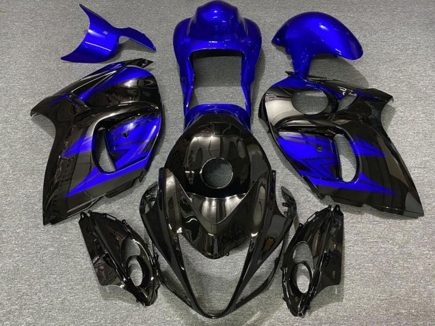 Venta Carenados Moto Suzuki GSXR 1300 2008-2020 - Negro Brillante Azul Profundo