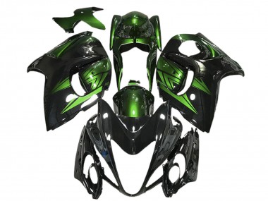 Venta Carenados Moto Suzuki GSXR 1300 2008-2020 - Negro Brillante Verde Profundo