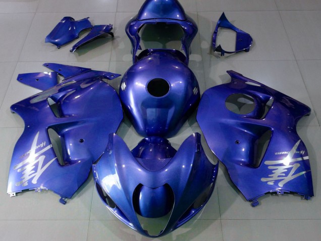 Venta Carenados Moto Suzuki GSXR 1300 1996-2007 - Azul Brillante Plata Logo