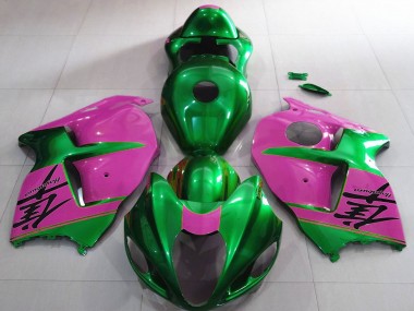 Venta Carenados Moto Suzuki GSXR 1300 1996-2007 - Verde Brillante Rosa